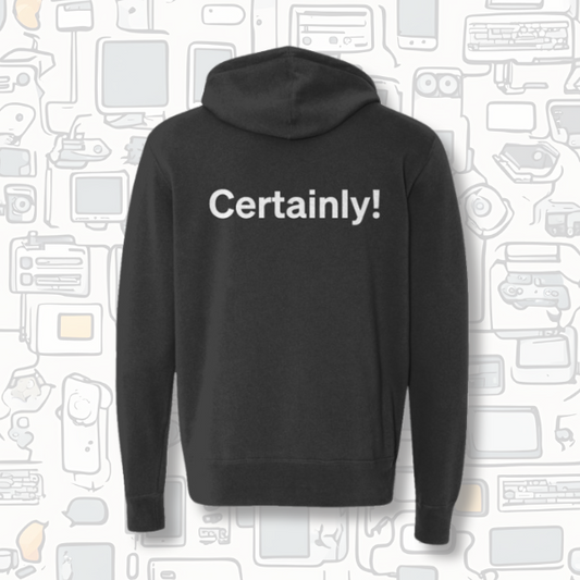 Certainly! Zip Hoodie